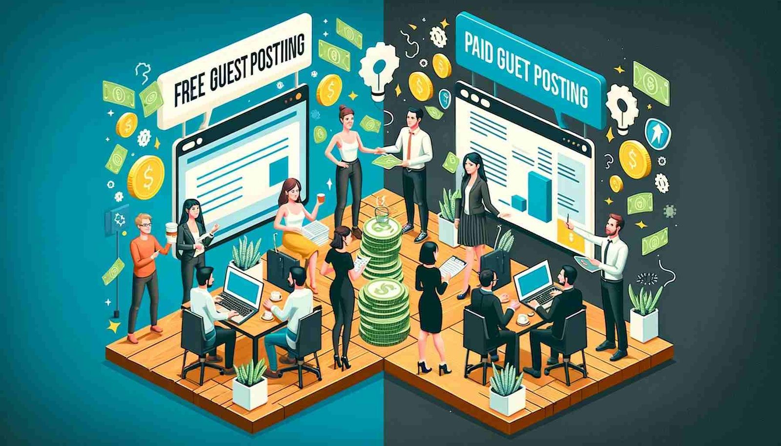 Free Guest Posting vs. Paid Guest Posting