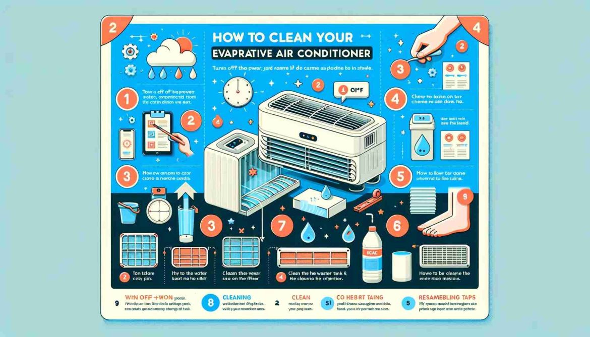 How Clean Your evaporative air conditioner (EAC) 
